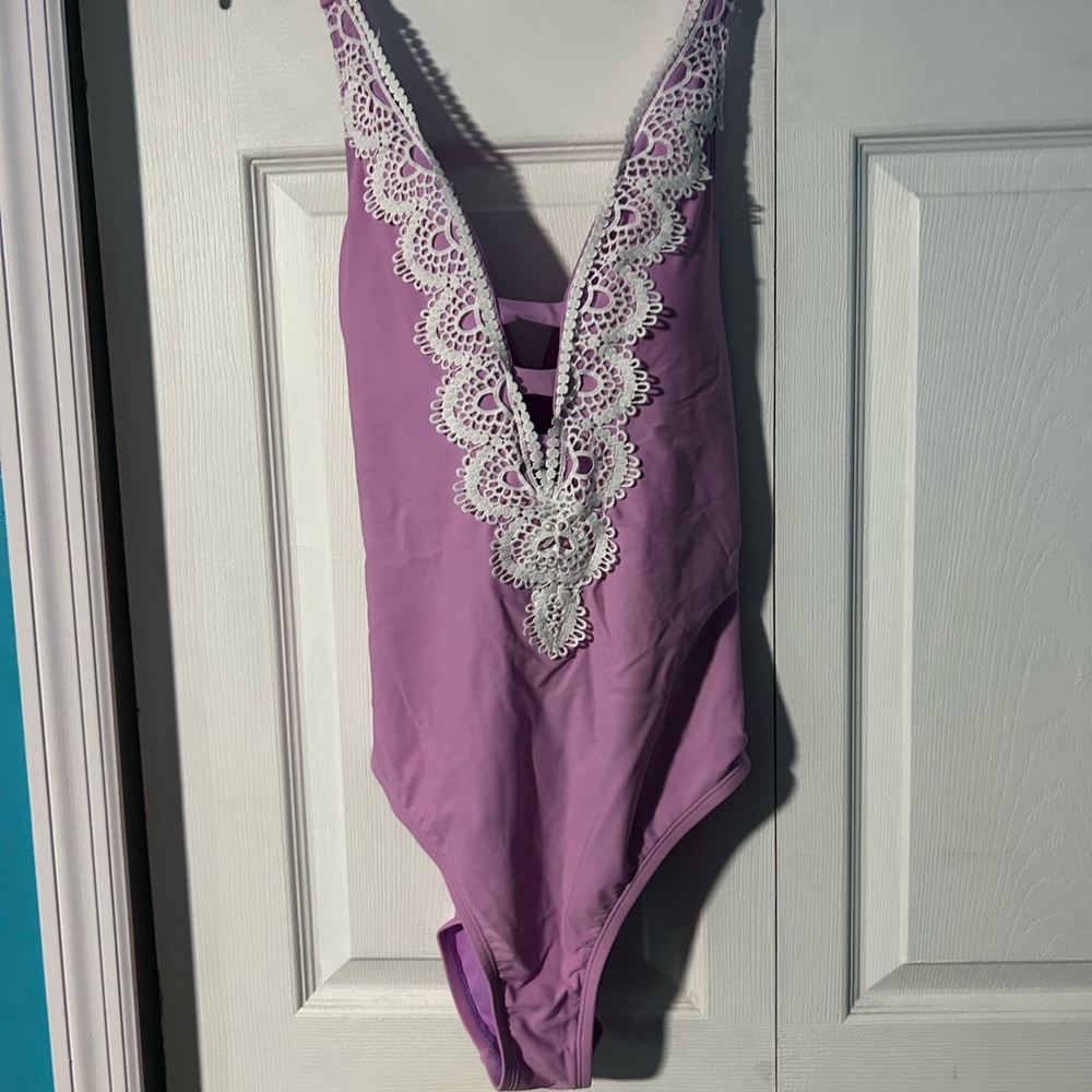 Rebecca Virtue Boca Light Purple Swimwear